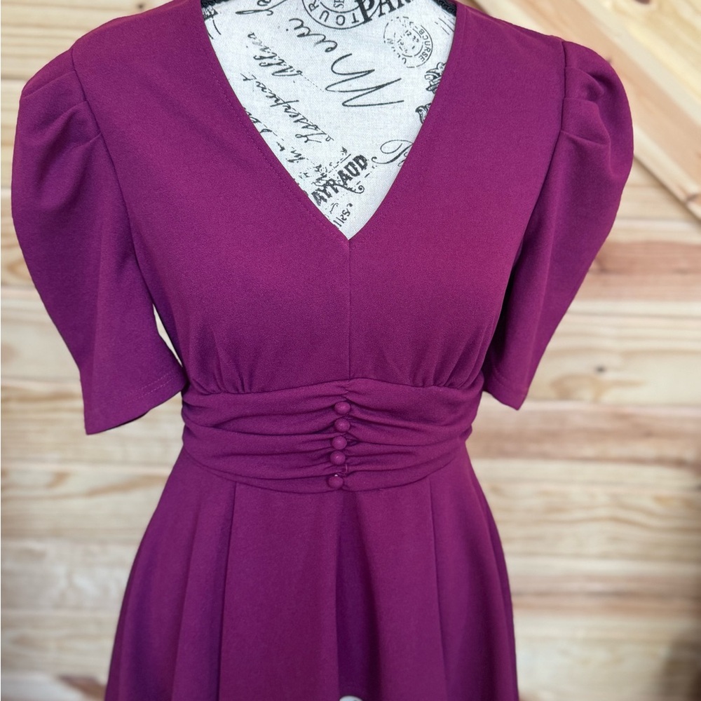 New York & Company Rich Purple blouse
